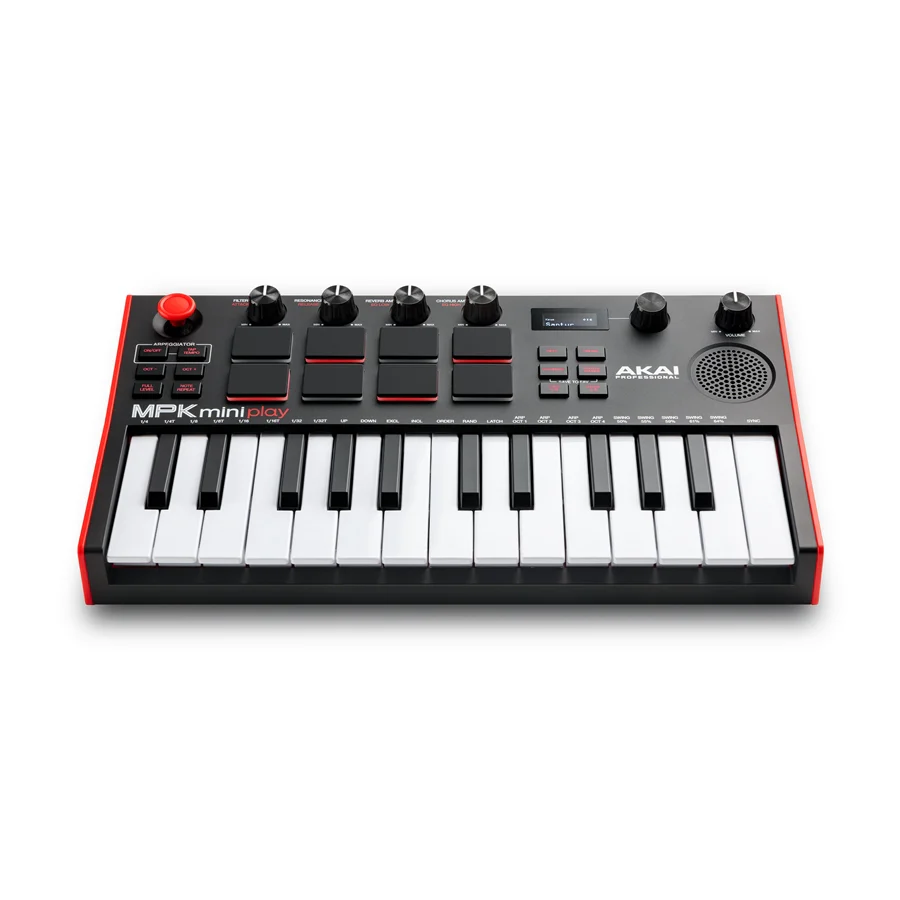 Akai MPK Mini Play MKIII Mini Tastiera Controller a 25 Tasti USB 8 Drum Pad - Image 4