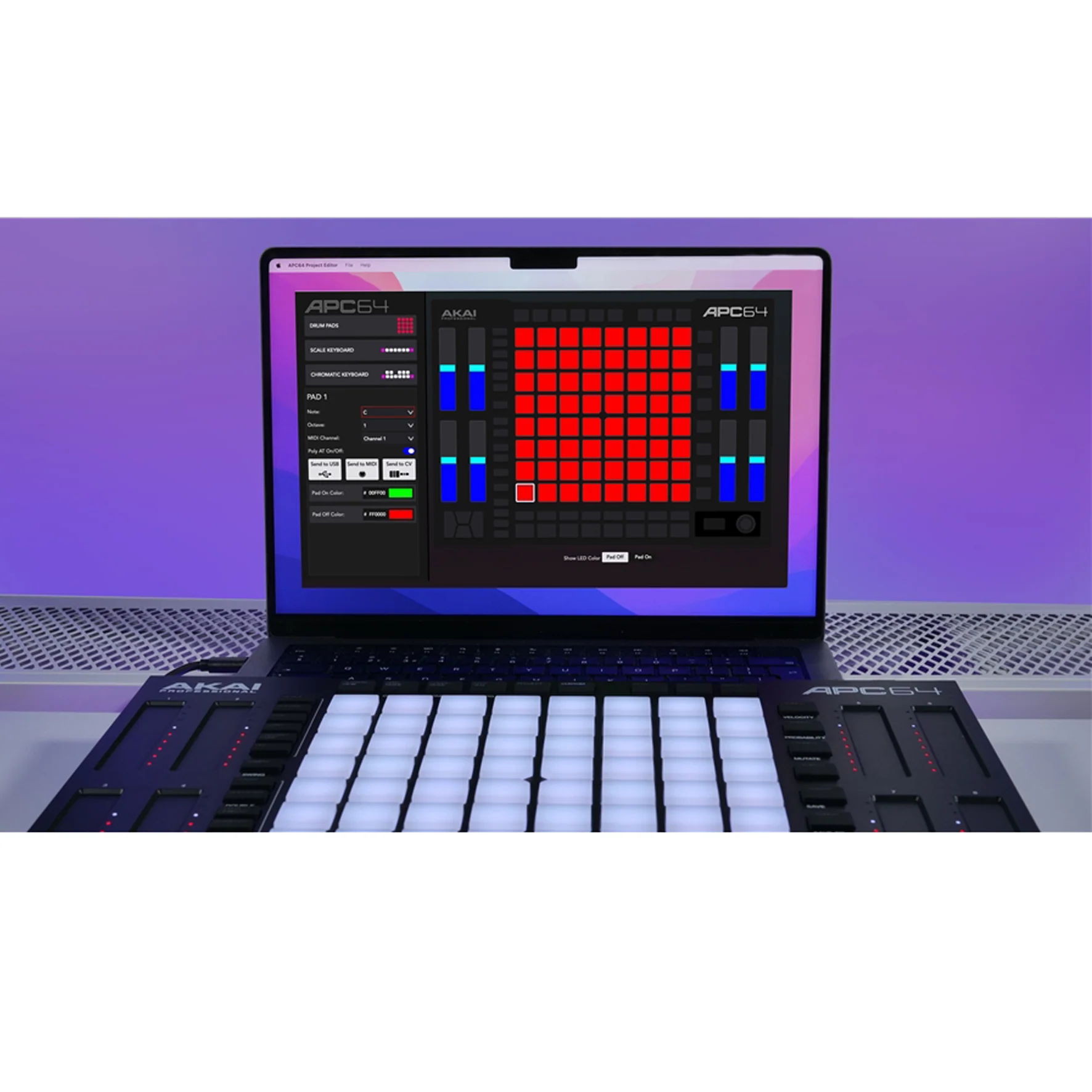 Akai Professional APC 64 Controller USB MIDI x AbletonLive 64Pad retroilluminati - Image 6