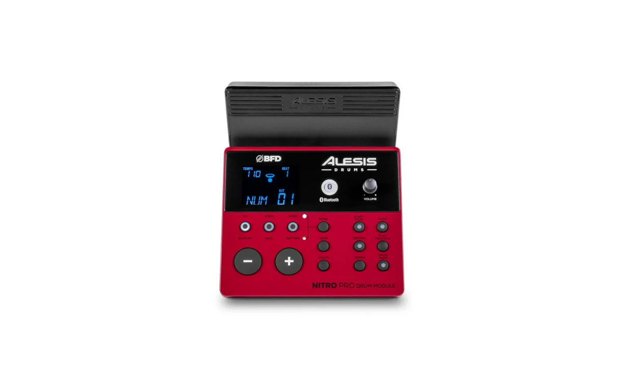 Alesis Nitro Pro Kit Batteria E. 8Pz 5padsTom 1p cassa 2piatti crash-ride hi-hat - Image 4