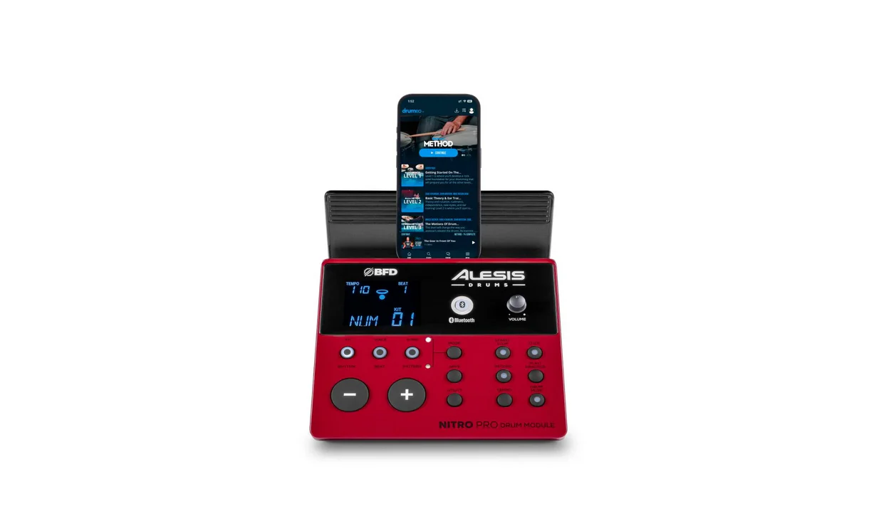 Alesis Nitro Pro Kit Batteria E. 8Pz 5padsTom 1p cassa 2piatti crash-ride hi-hat - Image 6