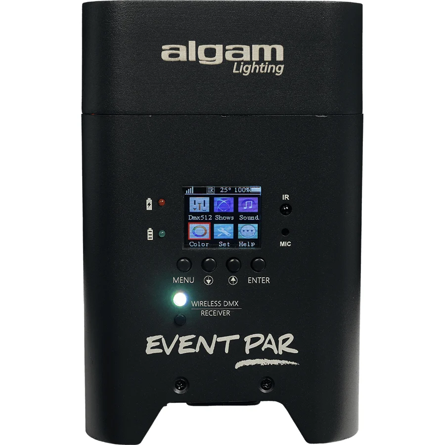 Algam Lighting EVENTPAR Par a Batteria a 6LED RGBWA+UV 12W con DMX /DMX wireless - Image 8
