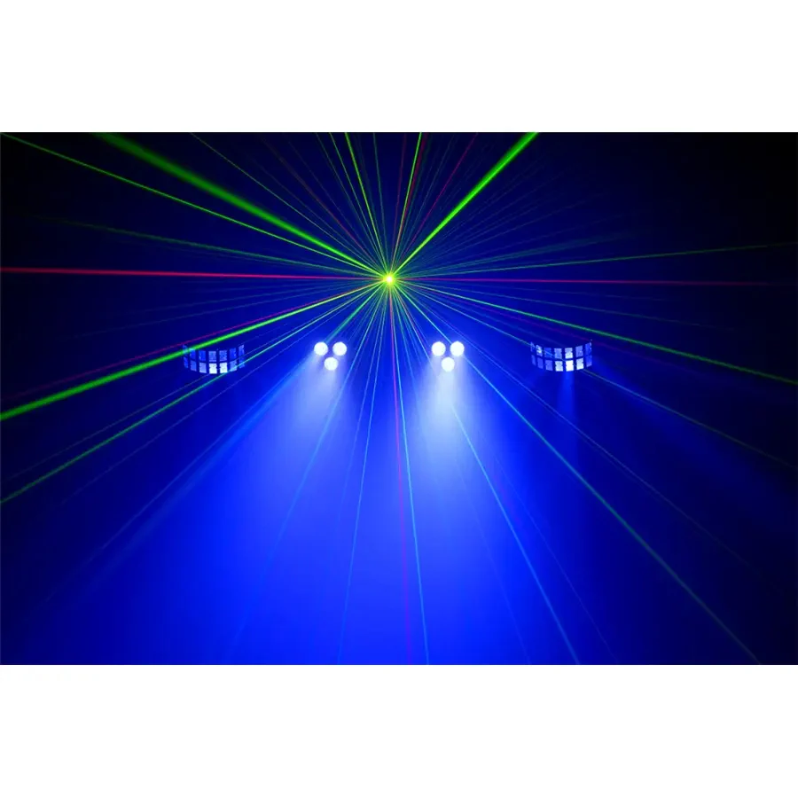 Algam Lighting FLORIDABAR-II Kit Treppiede 4in1Par+Derby+Strobo+Laser+Telecom.IR - Image 6