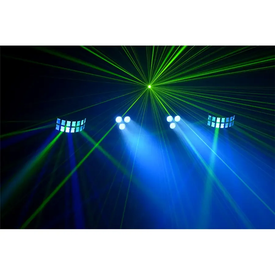 Algam Lighting FLORIDABAR-II Kit Treppiede 4in1Par+Derby+Strobo+Laser+Telecom.IR - Image 8