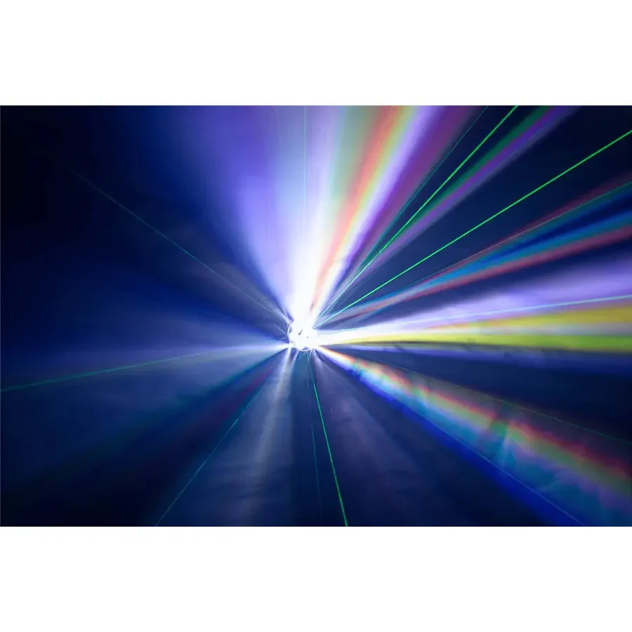Algam Lighting MHE-60 Testa Mobile LED Wash da 60W con Laser Verde - Image 9