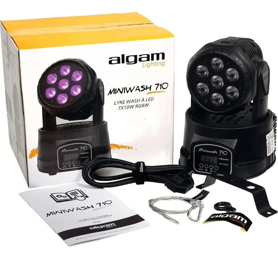 Algam Lighting MINIWASH 710 Wash Testa Mobile LED RGBW 7x10W - Image 3