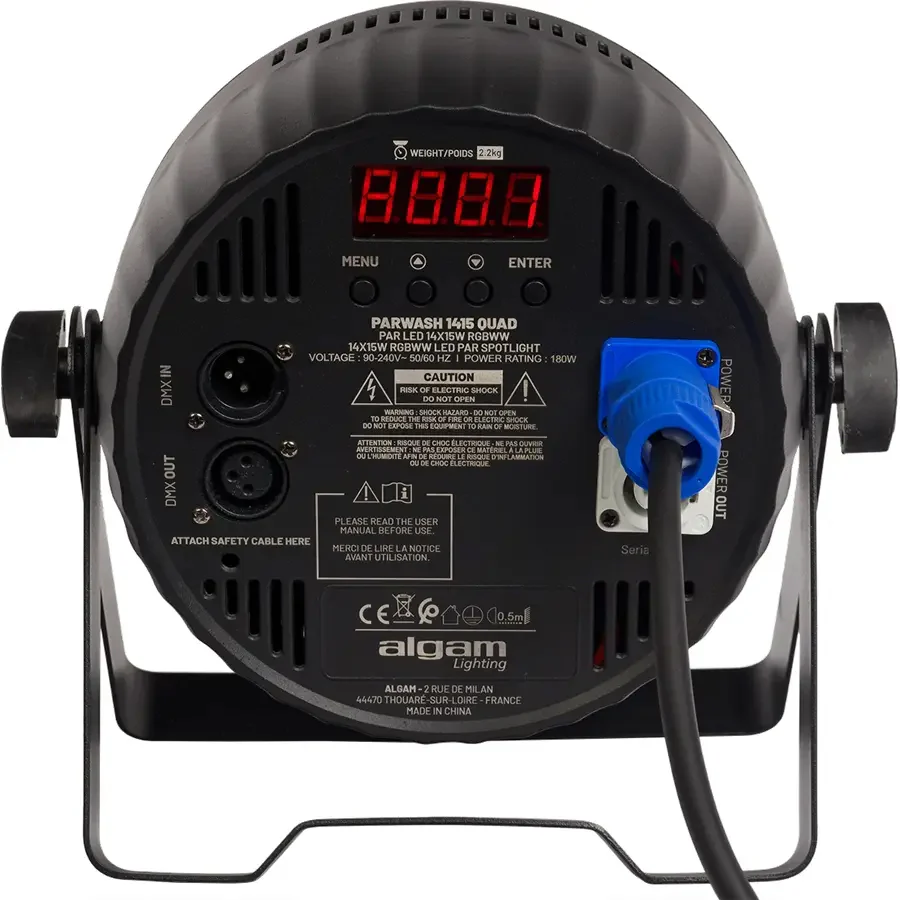 Algam Lighting PARWASH1415-QUAD Par Led 14x15W RGBWW - Image 2