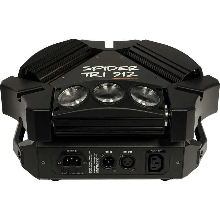 Algam Lighting SPIDER-TRI-912 con 3 Mini Barre Motorizzate Beam Led 9x12W RGBW - Image 2