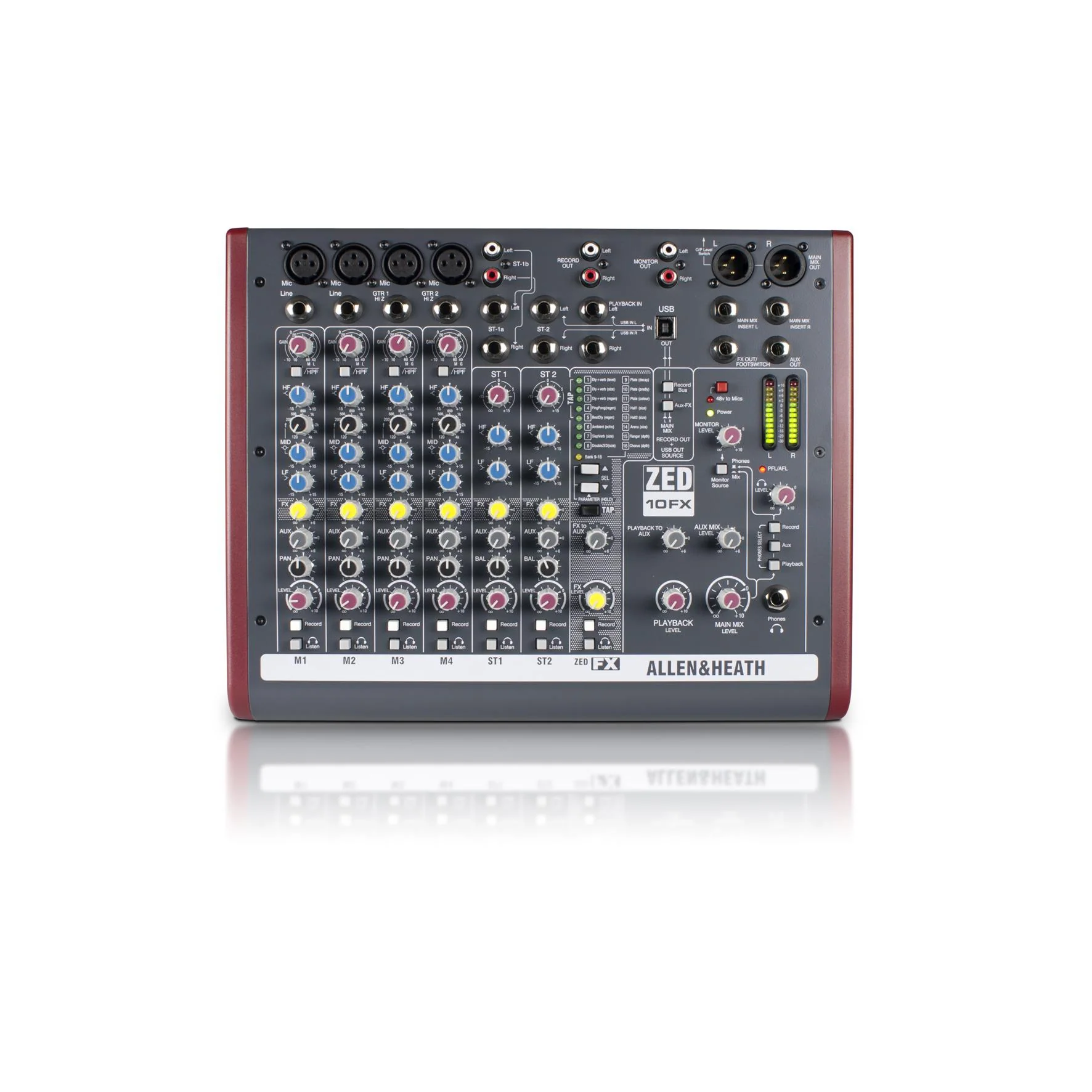 Allen & Heath ZED-10FX Mixer multiuso con FX per suono e registrazione dal vivo - Image 8