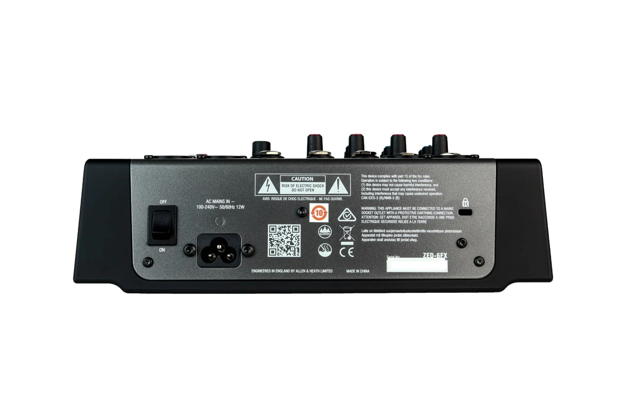 Allen & Heath ZED6-FX Mixer analogico compatto a 6 ingressi con FX - Image 5