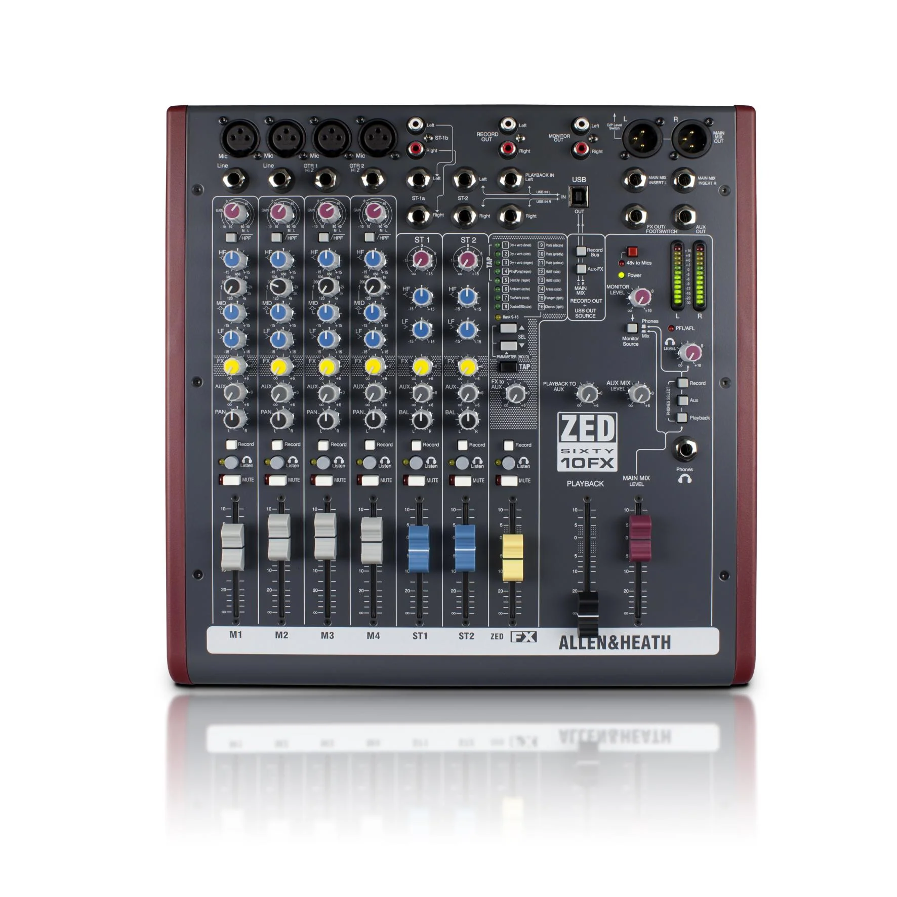 Allen & Heath ZED60-10FX Mixer multiuso con FX x suono e registrazione dal vivo. - Image 6