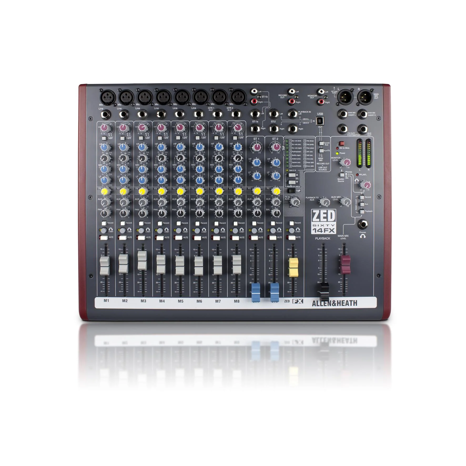 Allen & Heath ZED60-14FX Mixer multiuso con FX x suono e registrazione dal vivo - Image 8