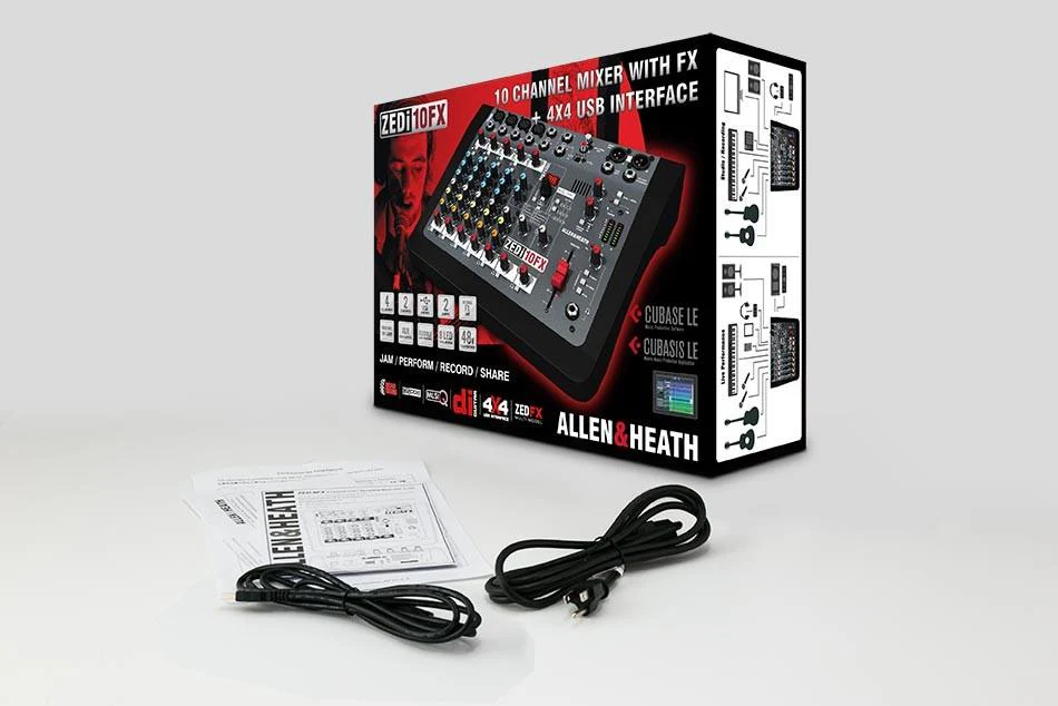 Allen & Heath ZEDi-10FX Mixer ibrido compatto e interfaccia USB 4 × 4 con FX - Image 6