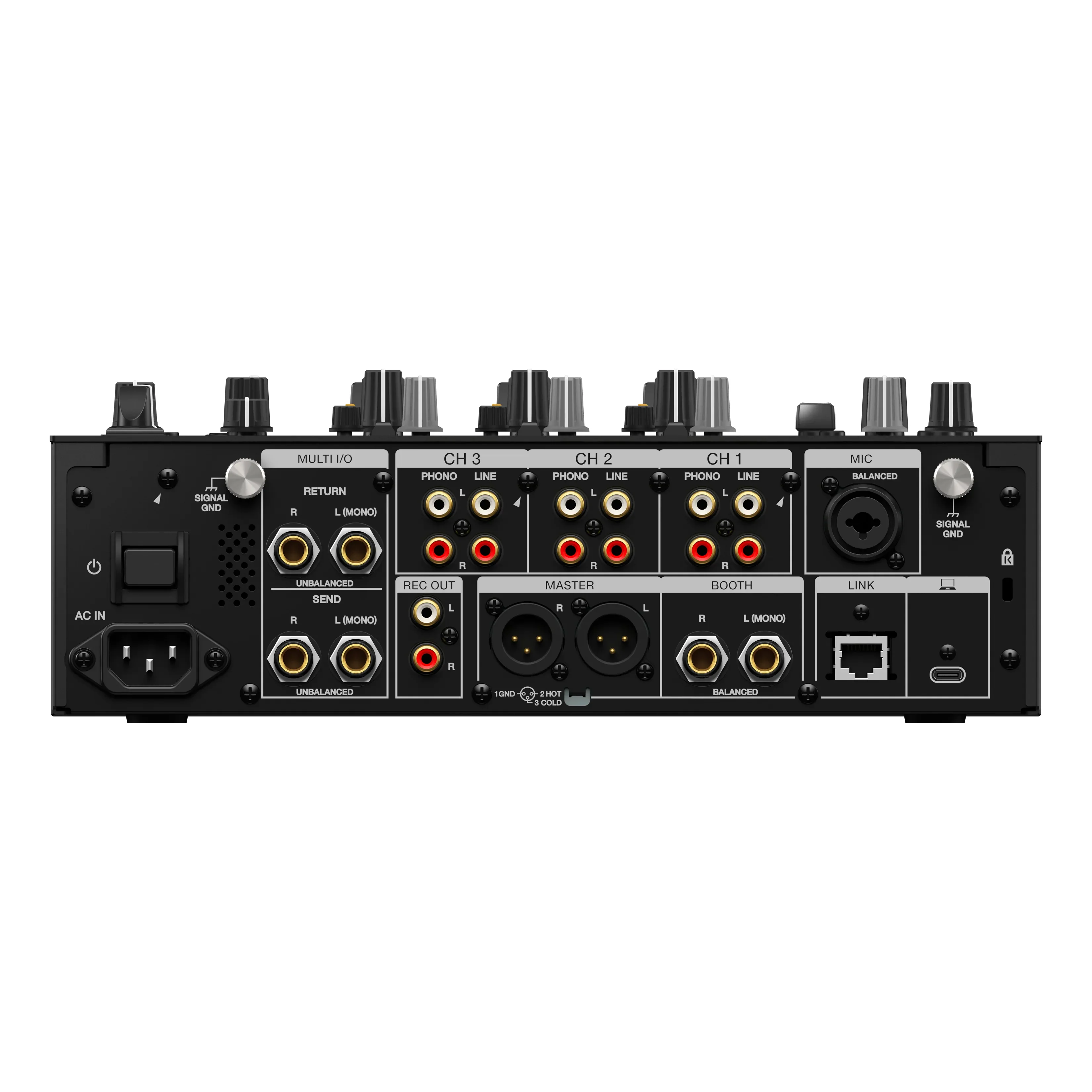 AlphaTheta DJM-V5 Mixer Dj Pro 3C + equalizz. 4 Band, compress., filtri, Send FX - Image 3