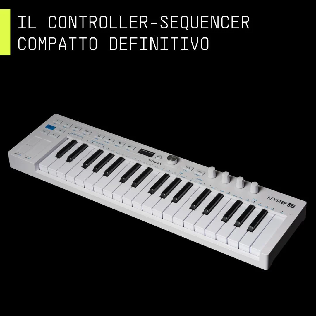 Arturia KEYSTEP 37 MK2 WHITE Tastiera Controller MIDI Sequencer polifon. Bianco - Image 4