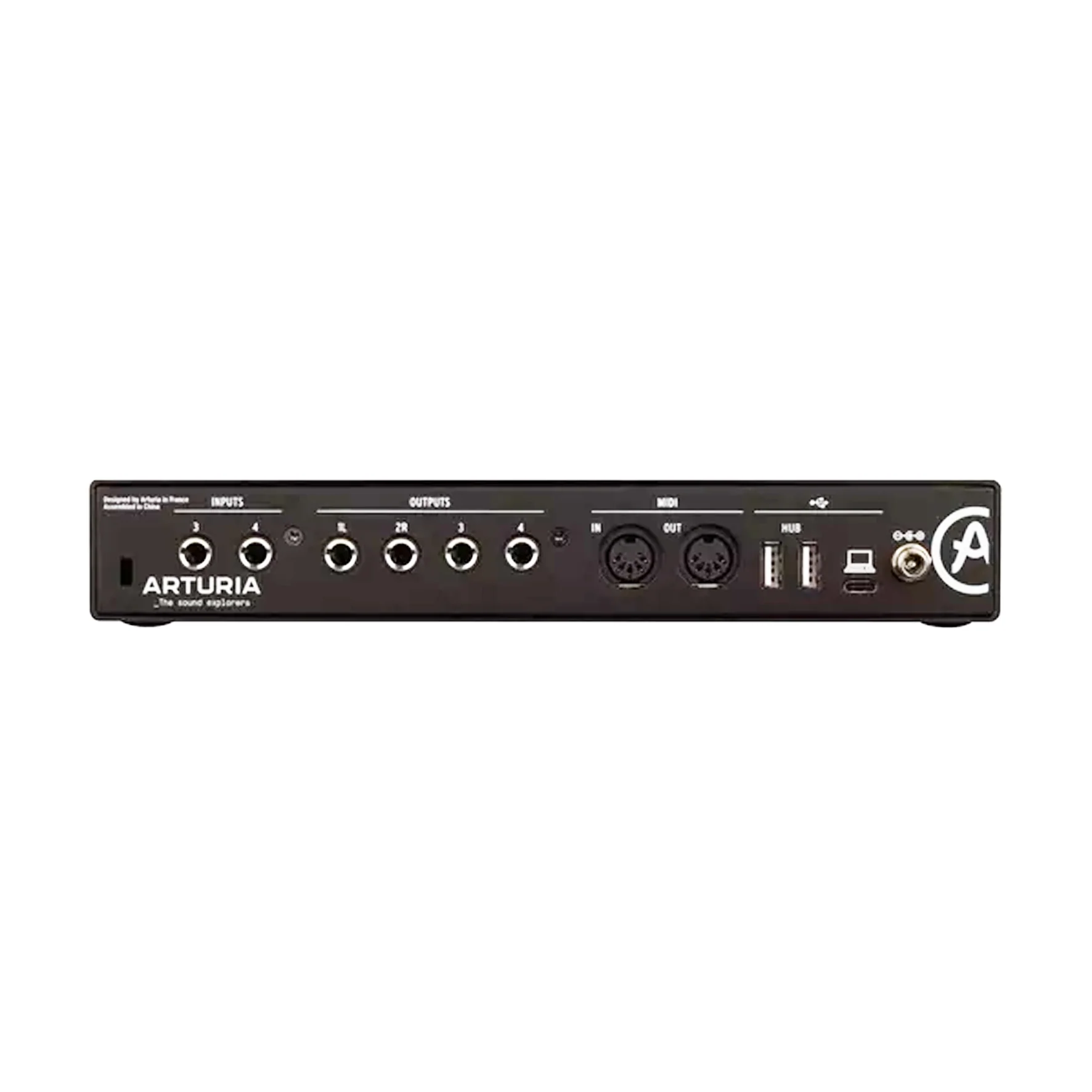 Arturia MINIFUSE 4 BLACK Interfaccia Audio USB C con 2 In Combo, 2 IN TRS, 4 Out - Image 2