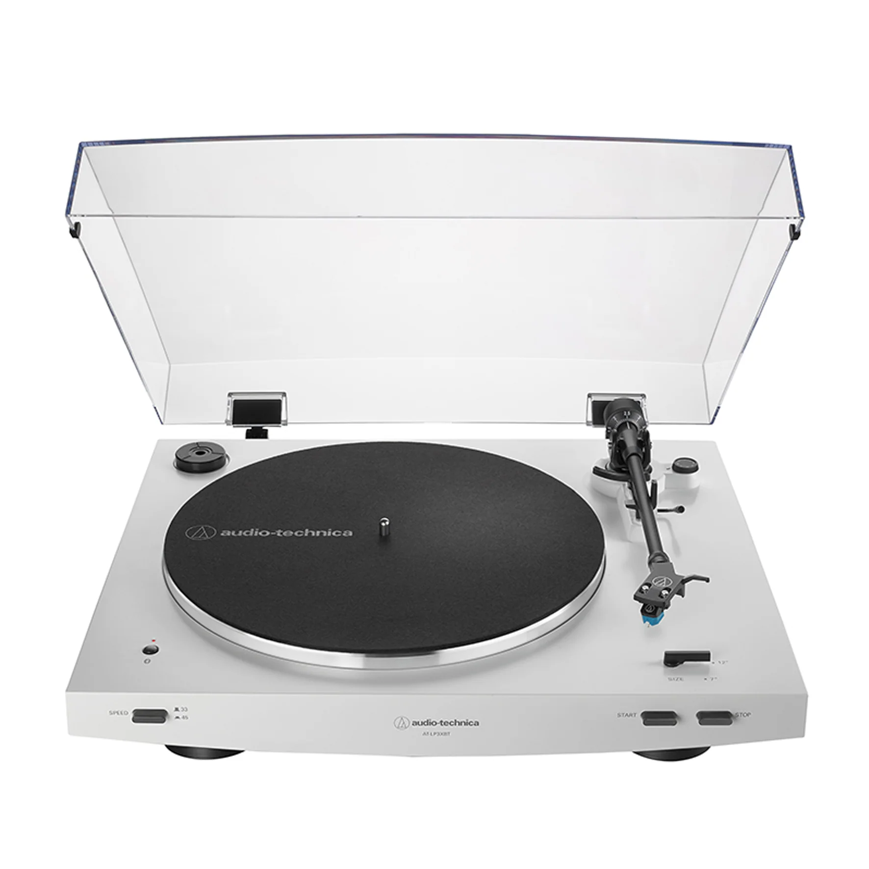 Audio-Technica AT-LP3XBT-WH Giradischi a cinghia automatico + Bluetooth, Bianco