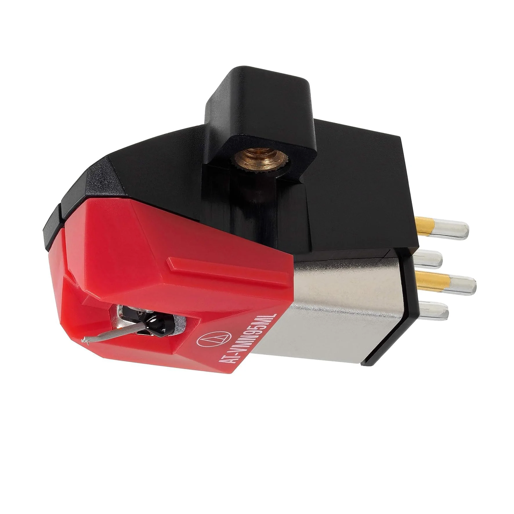 Audio-Technica AT-VM95ML Cartuccia e stilo Microlinear da 2,2 x 0,12 mil, Rossa - Image 2