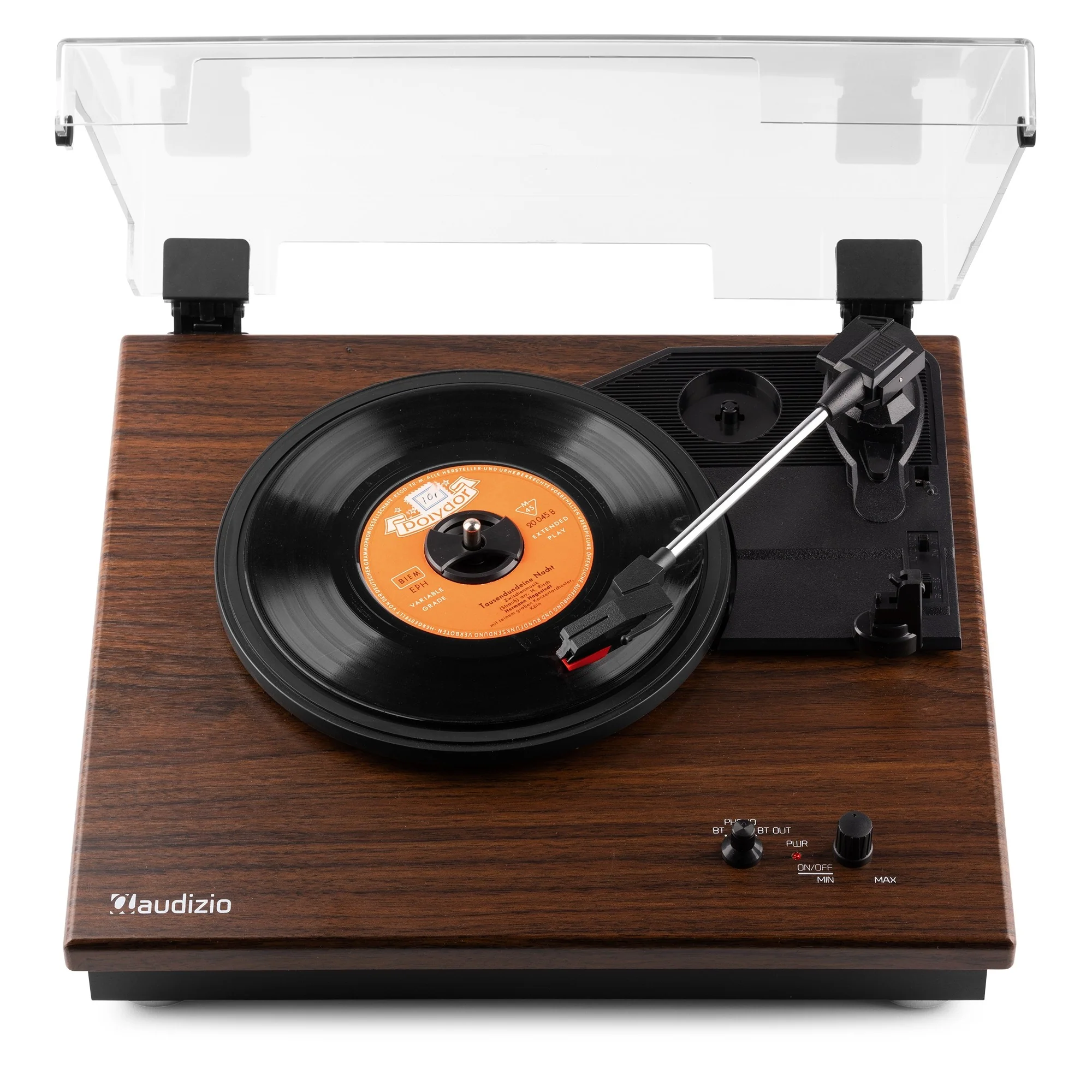 Audizio RP112D (102.160) Giradischi base legno massello casse da 10w e bluetooth - Image 6