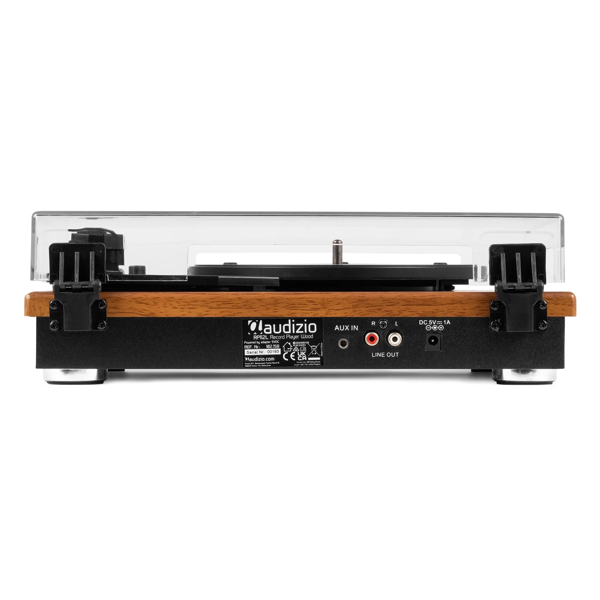 Audizio RP112L (102.158) Giradischi base legno massello casse da 10w e bluetooth - Image 8