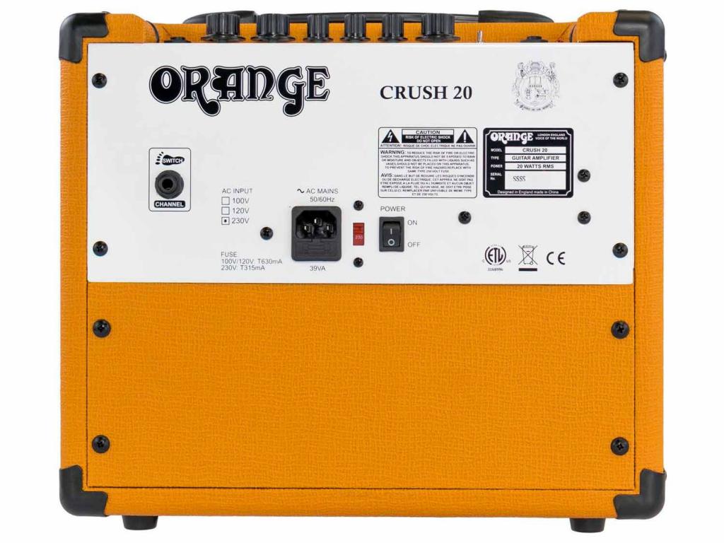 B-STOCK GARANTITO Orange Crush 20 Amp x chitarra 2 canali combo 8p 20W EQ3-bande - Image 3