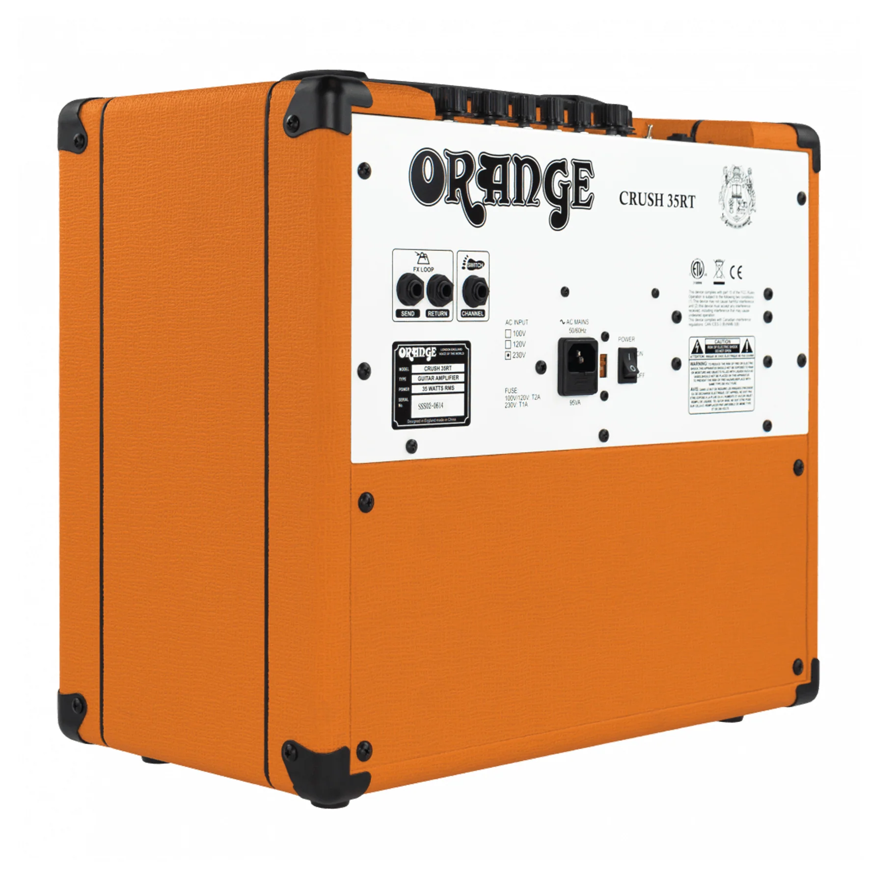 B-STOCK GARANTITO Orange Crush 35RT Amplificatore Pro x chitarra 35w, Arancione - Image 4