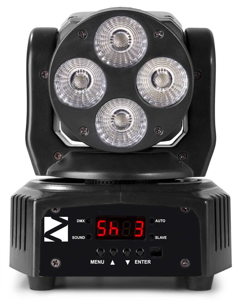 Beamz MHL36 Moving Head Coppia Teste mobili a led 4x9W 3in1 inclusa bag Trasport - Image 3