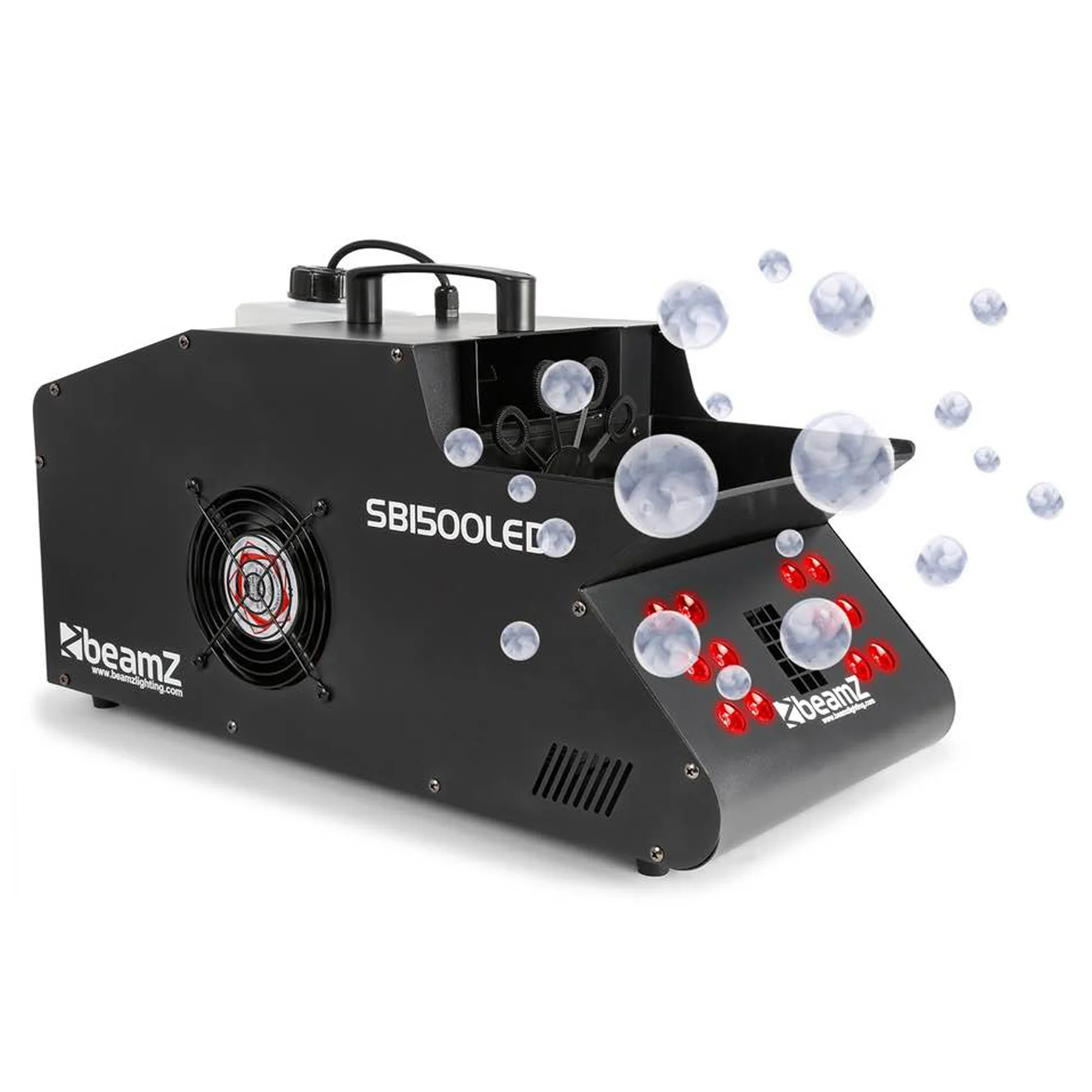 Beamz SB1500LED Smoke & Bubble Machine RGB Leds Macchina per Bolle e Fumo, RGB - Image 14
