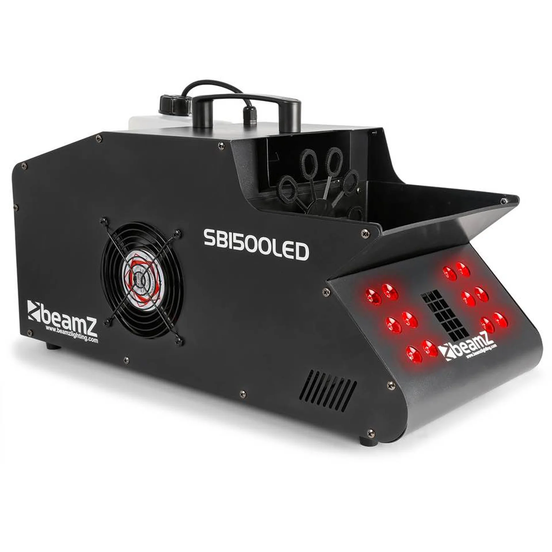 Beamz SB1500LED Smoke & Bubble Machine RGB Leds Macchina per Bolle e Fumo, RGB - Image 3