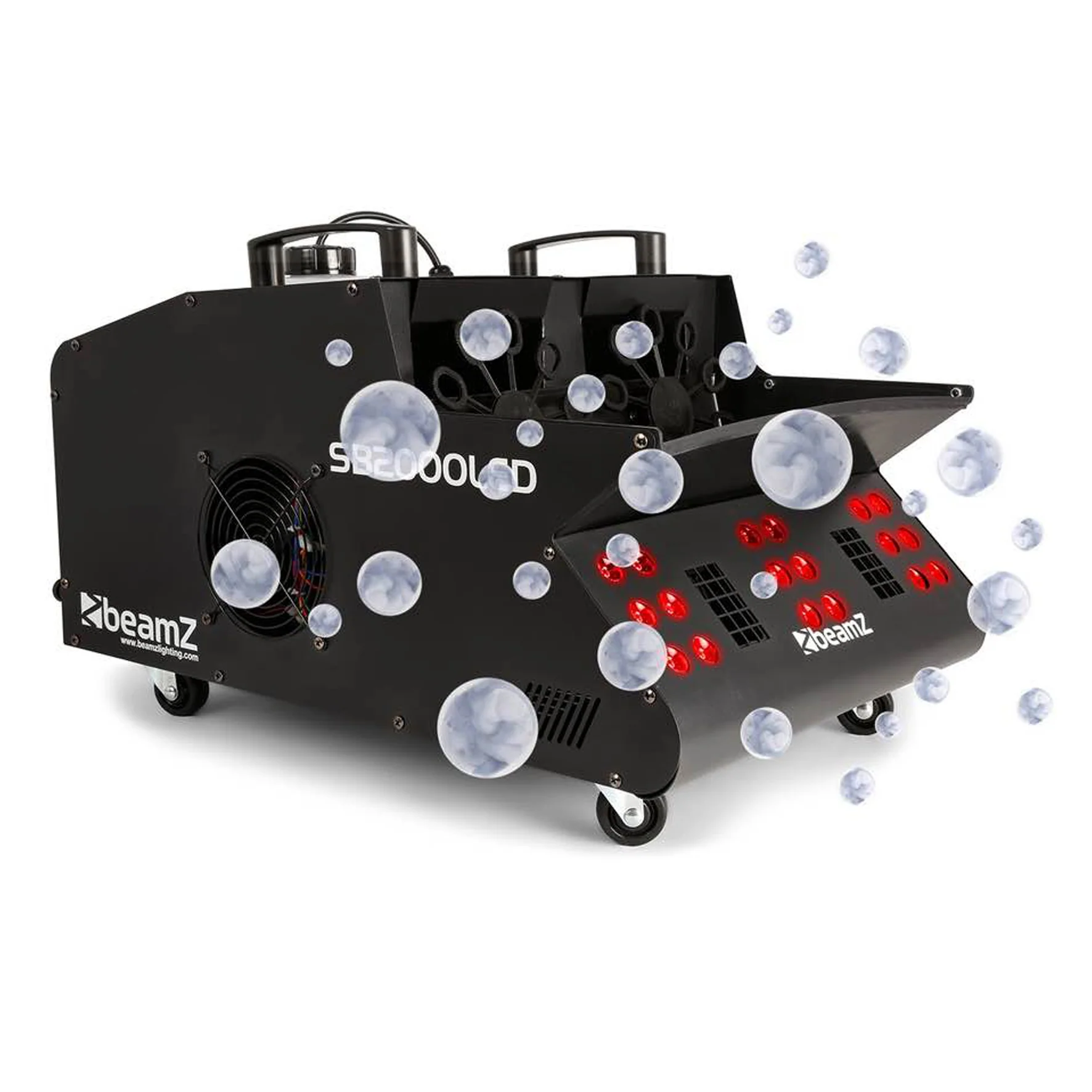 Beamz SB2000LED Smoke & Bubble Machine RGB Leds Macchina per Bolle e Fumo, RGB - Image 2