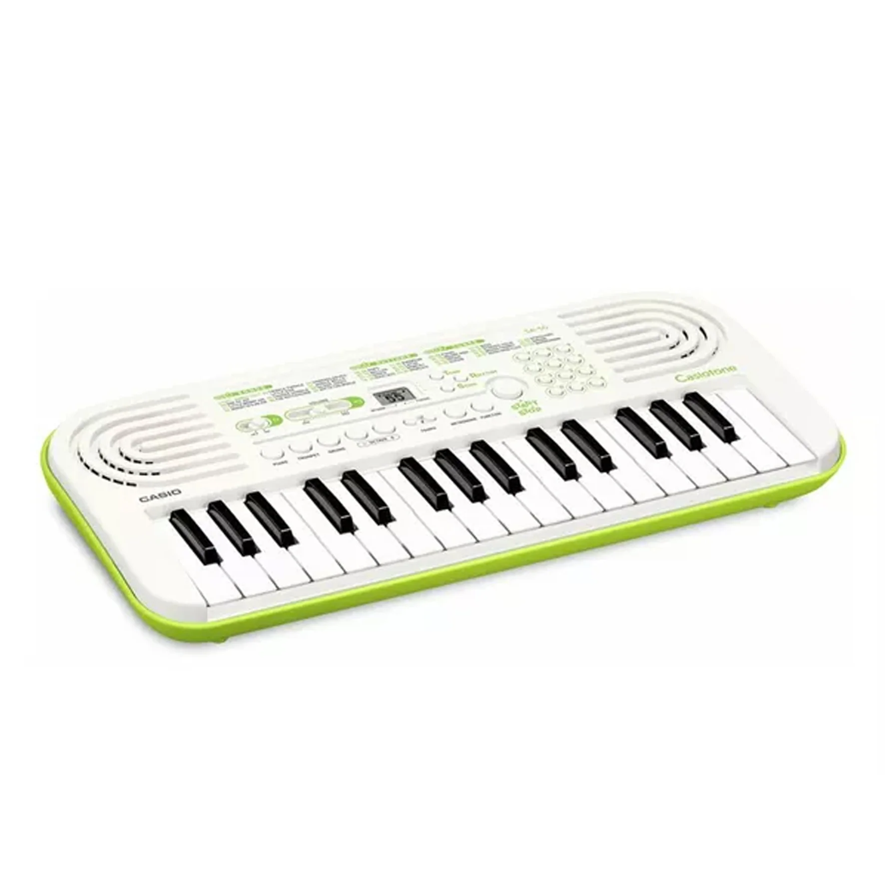Casio SA-50 Mini Tastiera polifonica 32 tasti Bianco Verde Lime + Alimentatore - Image 3
