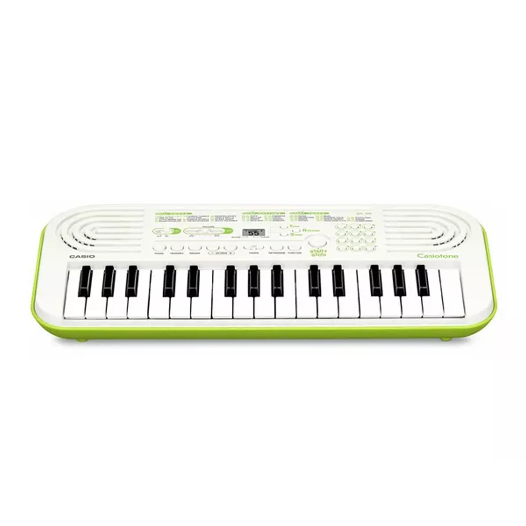 Casio SA-50 Mini Tastiera polifonica 32 tasti Bianco Verde Lime + Alimentatore - Image 4
