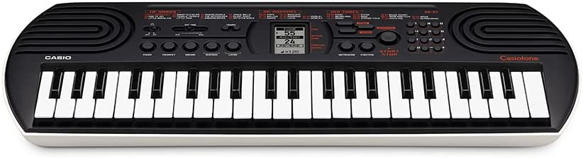 Casio SA-81 Casiotone Mini Tastiera 44 tasti 32 Note, Nera/Grigio Chiaro - Image 3