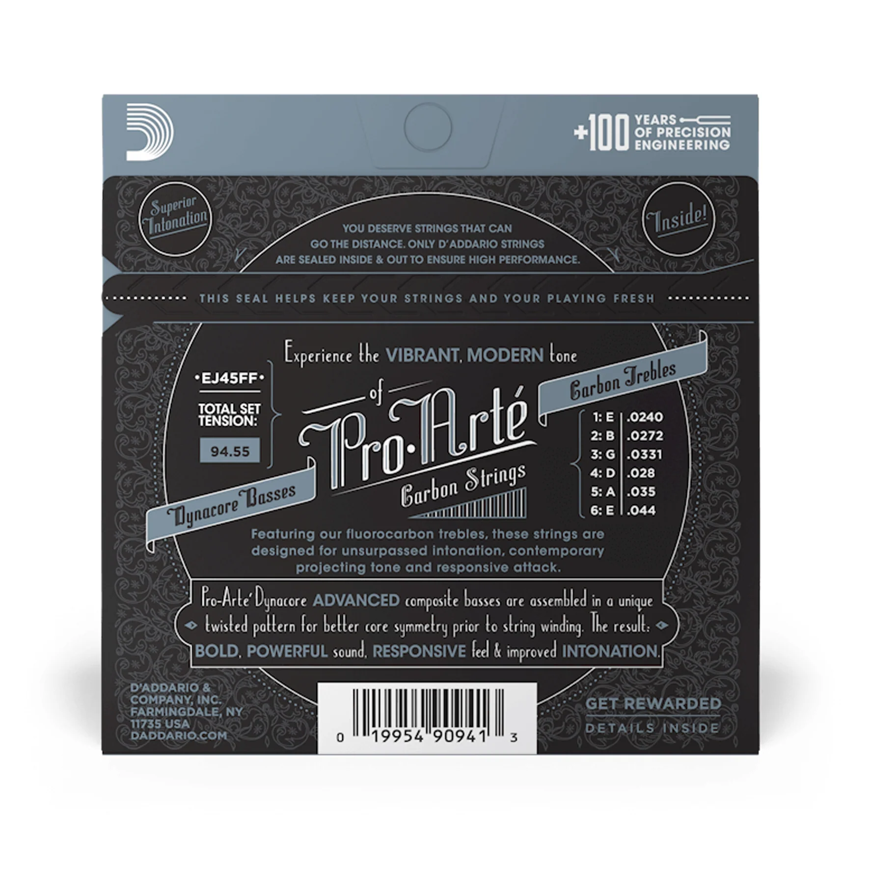 D'Addario EJ45FF Normal Tension Corde per Chitarra Classica - Image 3