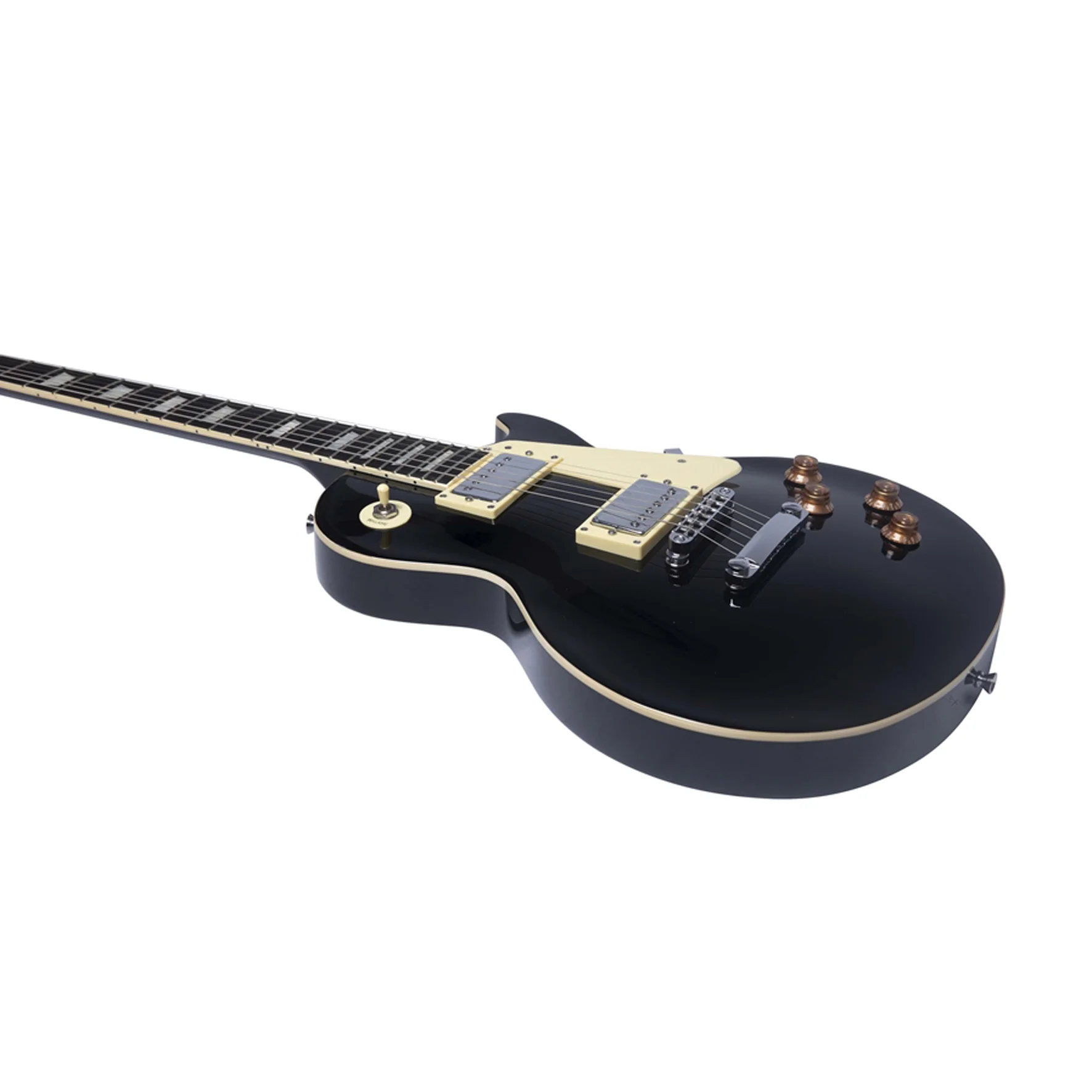 Eko LS-300 BLACK Chitarra Elettrica serie TRIBUTE 300 a 22 Tasti con pickup H-H - Image 3