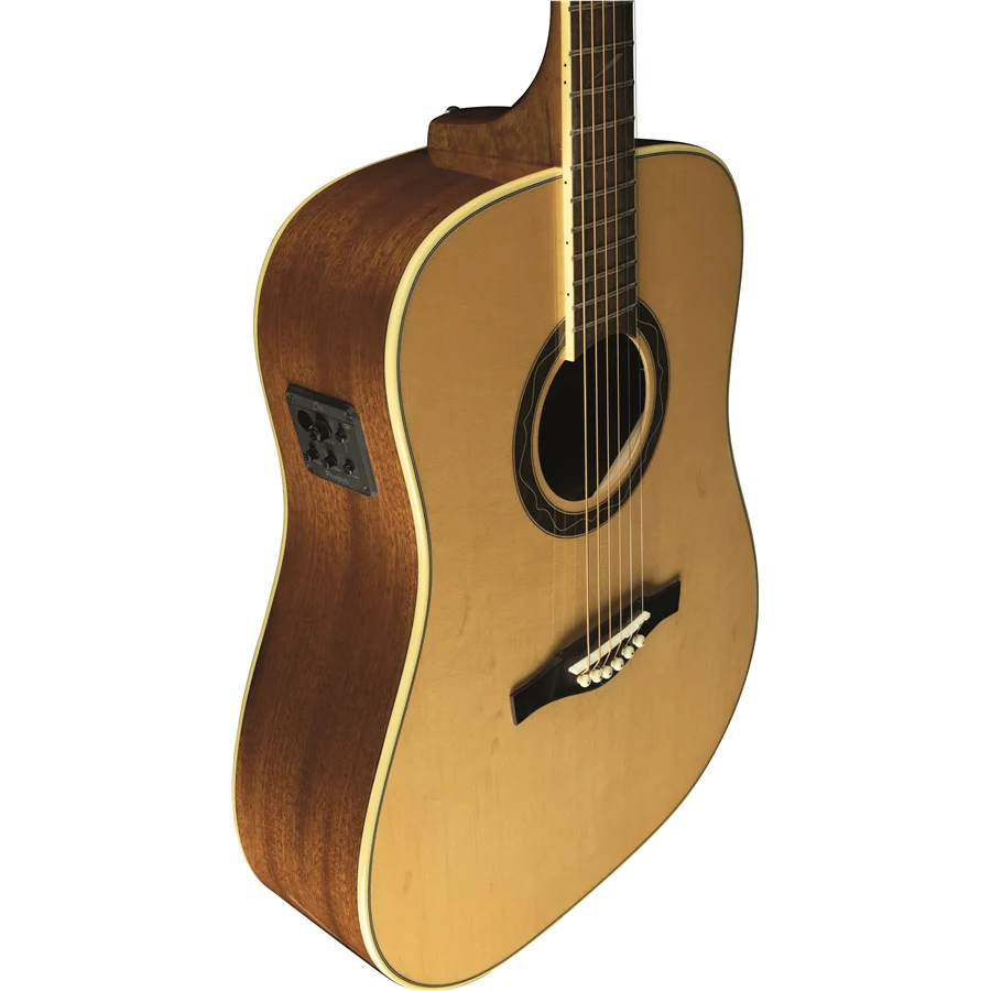 Eko ONE D150E NATURAL Chitarra acustica elettrificata Dreadnought 20T con FPII - Image 3