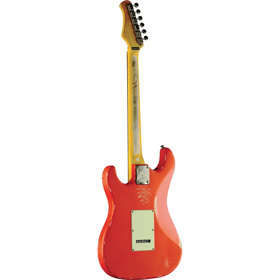 Eko S-300 Relic Fiesta Red Chitarra Elettrica serie Starter pickup Eko vintage - Image 12