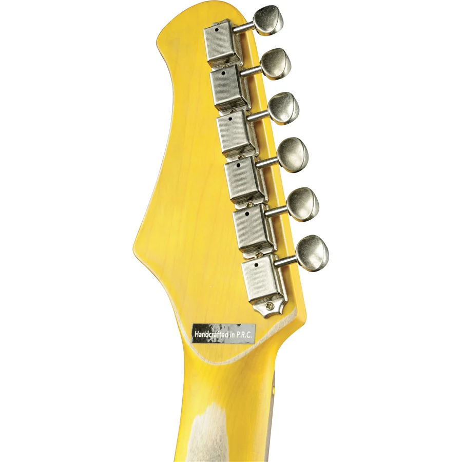 Eko S-300 Relic Fiesta Red Chitarra Elettrica serie Starter pickup Eko vintage - Image 16