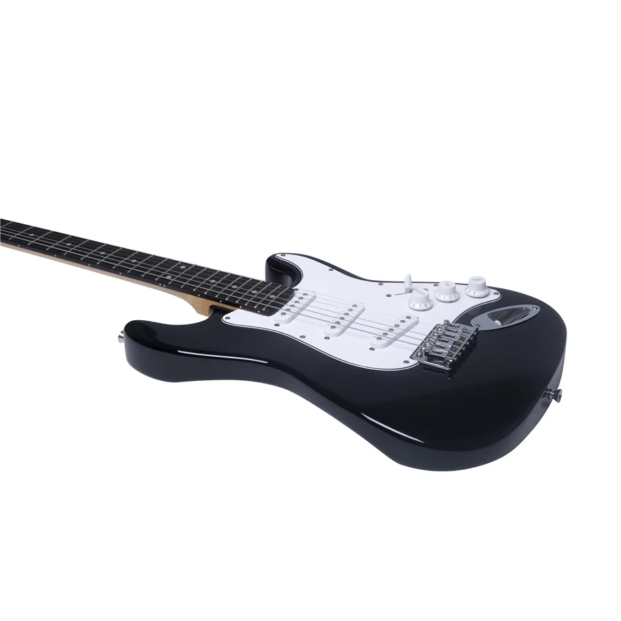 Eko ST-100 BLACK Chitarra Elettrica a 22 Tasti e pickup S-S-S - Image 3