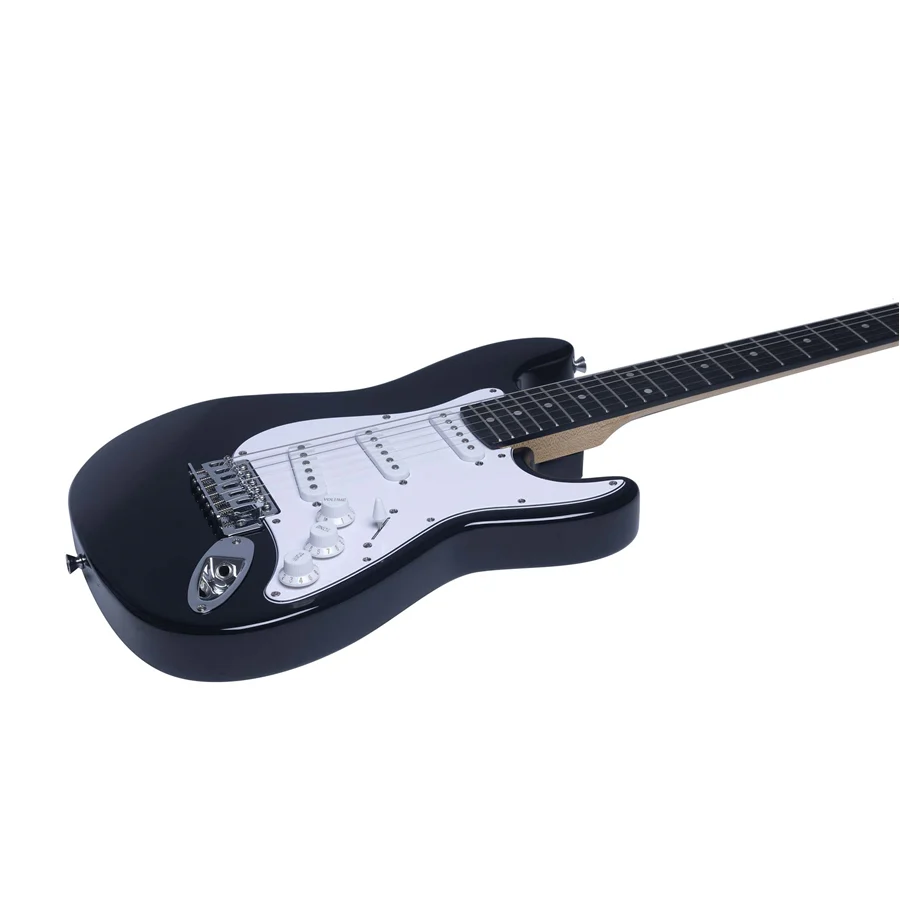 Eko ST-100 BLACK Chitarra Elettrica a 22 Tasti e pickup S-S-S - Image 4