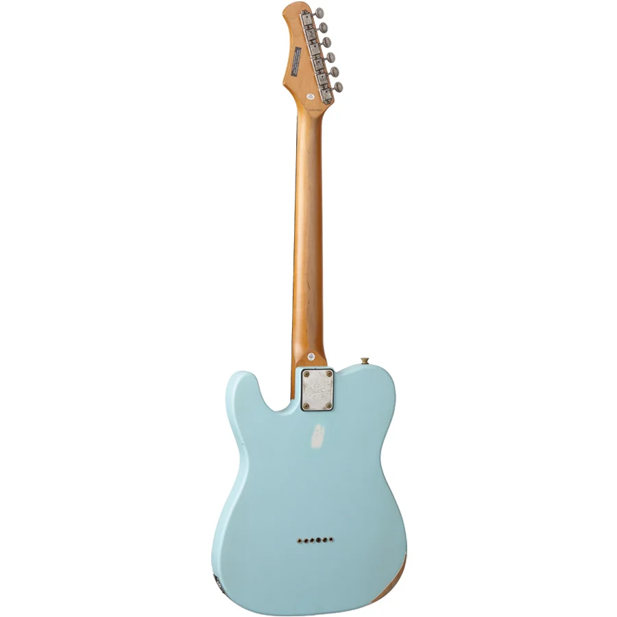 Eko VT-380 Relic Daphne Blue Chitarra Elettrica 22 Tasti Selettore pickup 3-Vie - Image 2