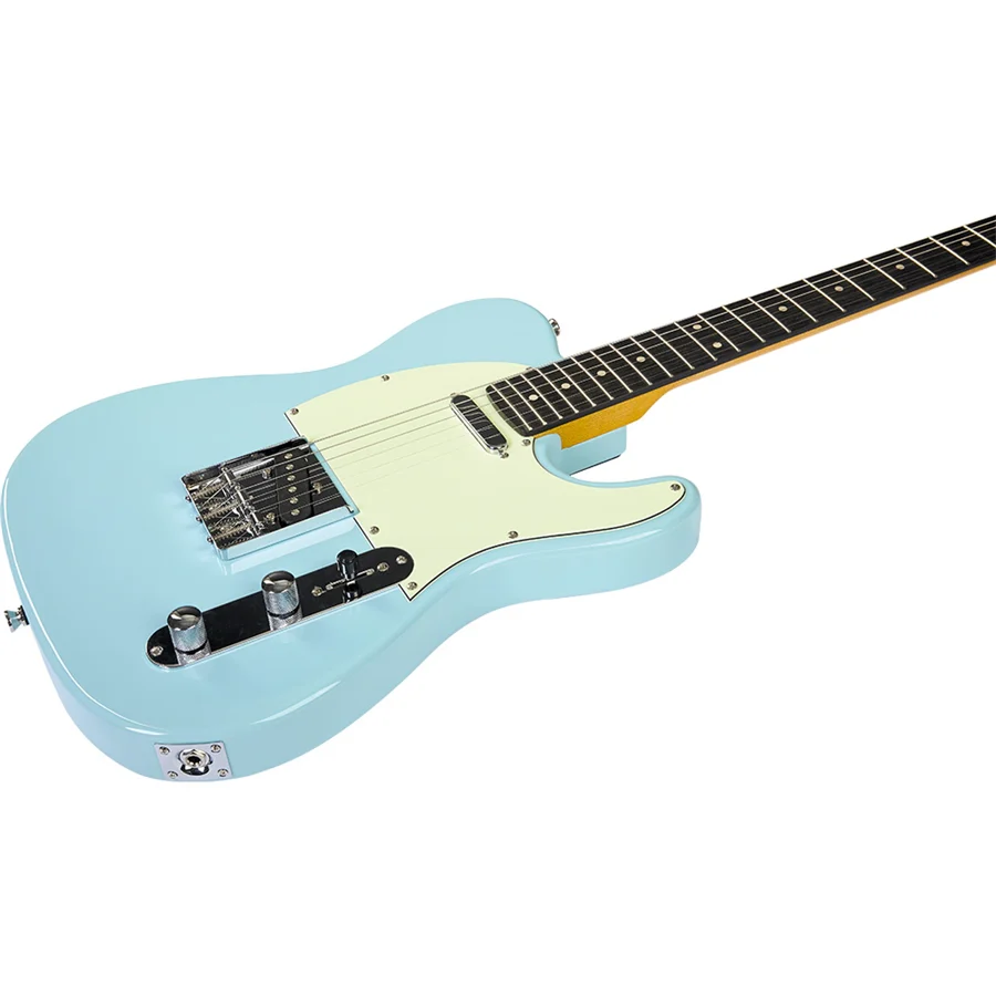 Eko VT-380 V-NOS DAPHNE BLUE Chitarra Elettrica 22T con due pickup single-coil - Image 8