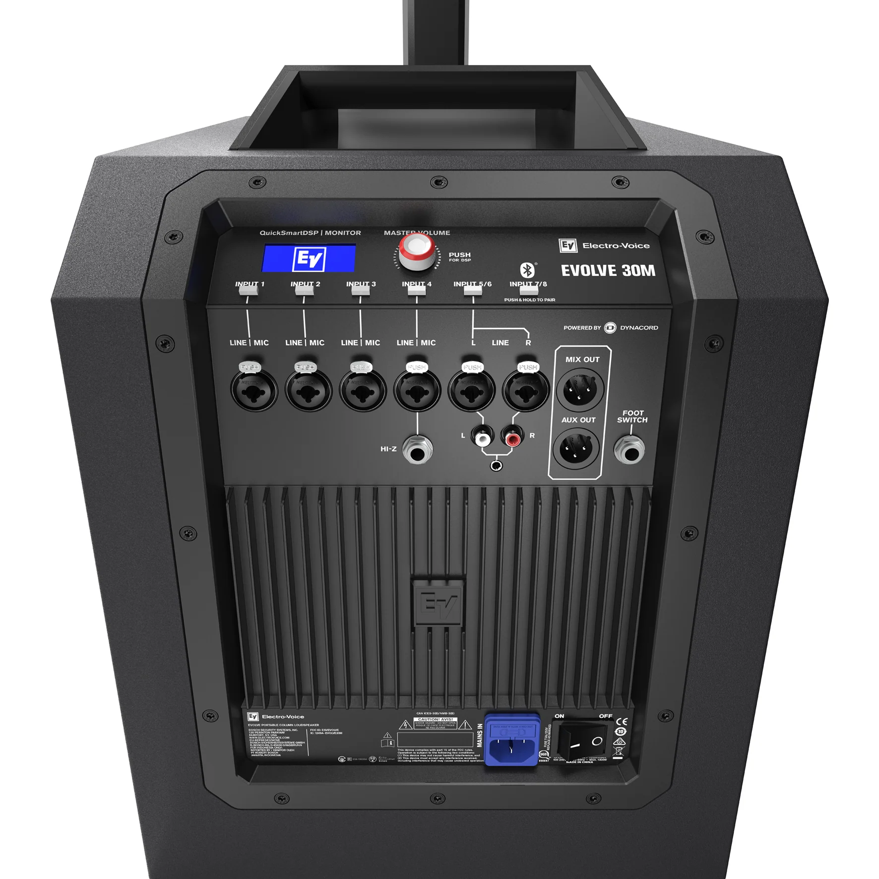 Electro-Voice EVOLVE30M-EU Sistema audio colonna con Bluetooth da 1000w RMS Nero - Image 4