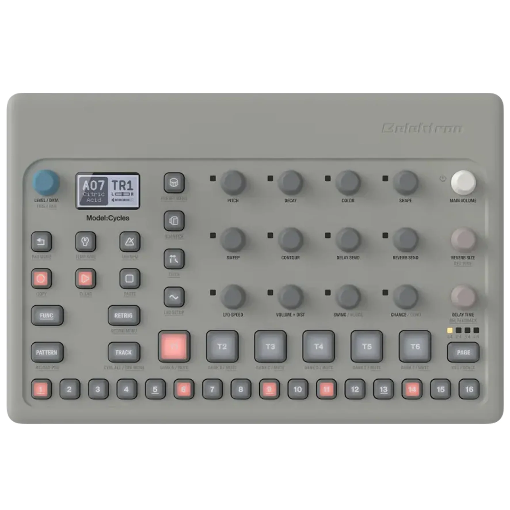 Elektron MODEL:CYCLES Groovebox FM a 6 PAD e Track Audio usate anche in MIDI