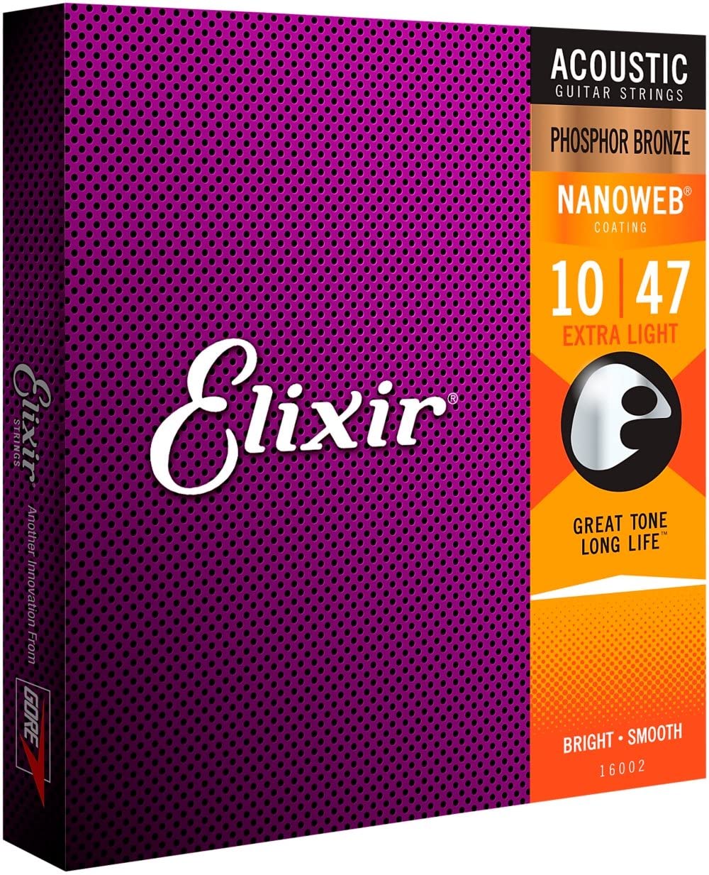 Elixir 16002 Nanoweb Extra Light Ac. Ph. Br. 6 Corde x Chitarra Acustica 010-047 - Image 5