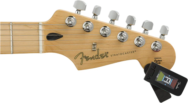Fender Original Tuner Daphne Blue Accordatore sensore vibrazione e display LCD - Image 10