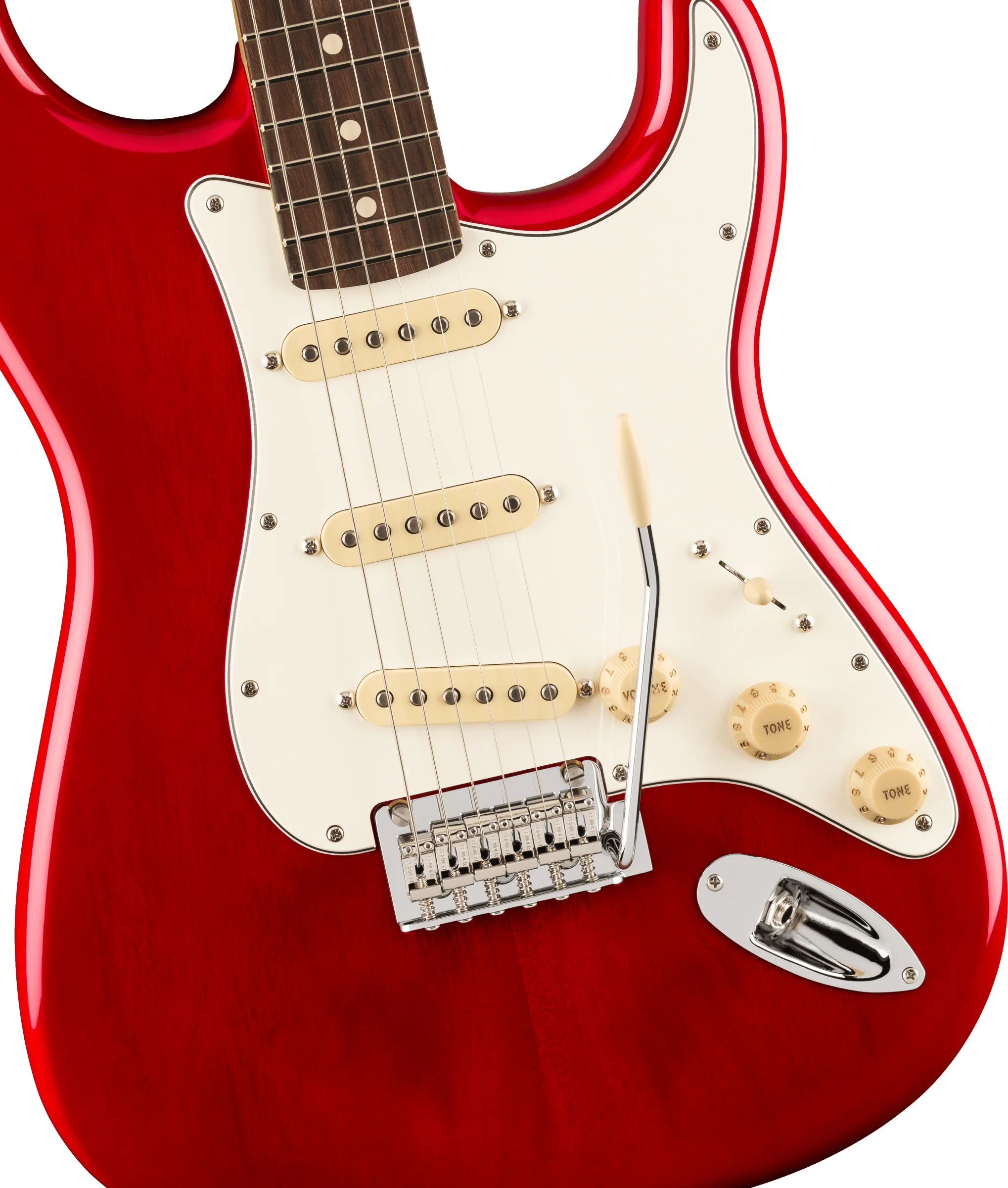Fender Player II Stratocaster Transparent Cherry Burst Chitarra Elettrica a 22T - Image 3
