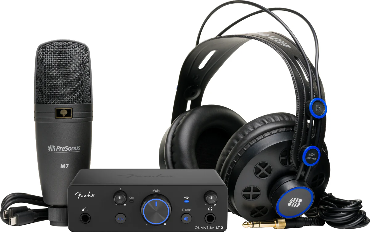 Fender Quantum LT Creator Bundle Bundle con Quantum LT 2 USB-C+Mic M7+Cuffie HD7 - Image 2