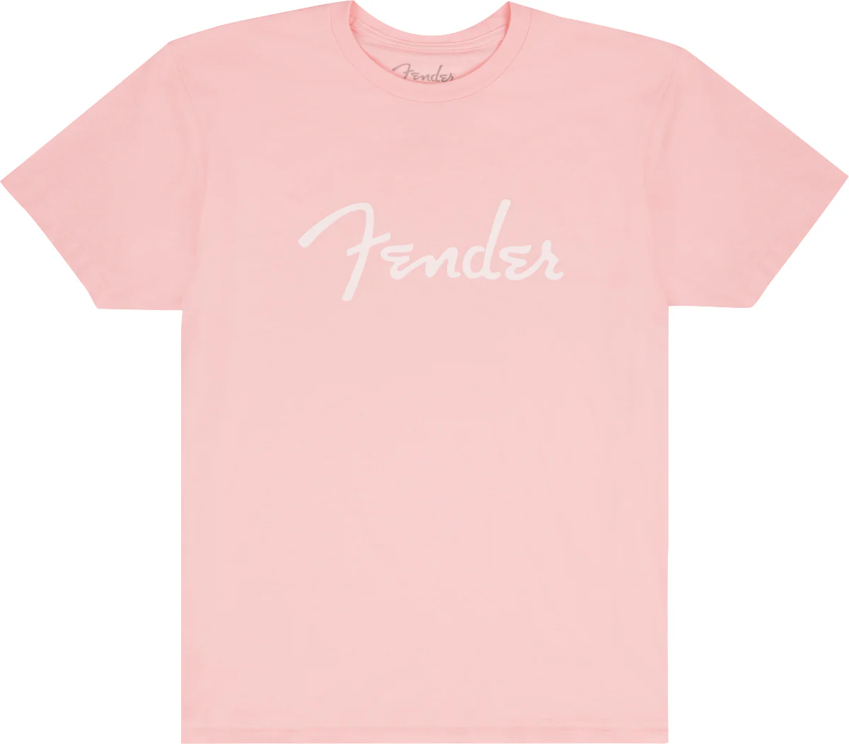 Fender Spaghetti Logo T-Shirt, Shell Pink, taglia M