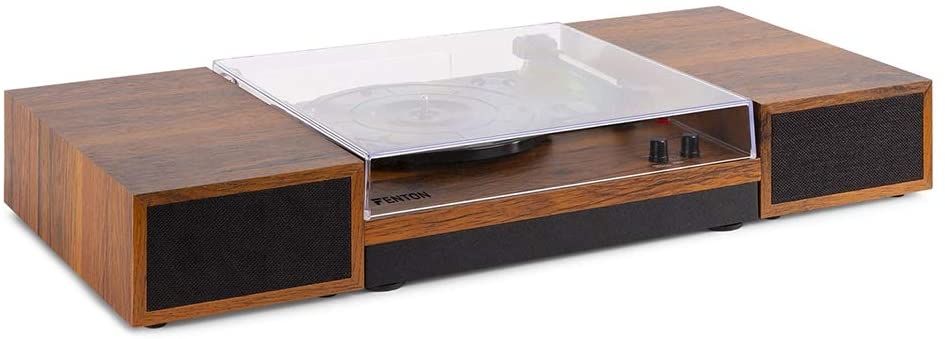 Fenton RP165 (102.154) Wood Giradischi con casse e bluetooth 100w, Legno Marrone - Image 3