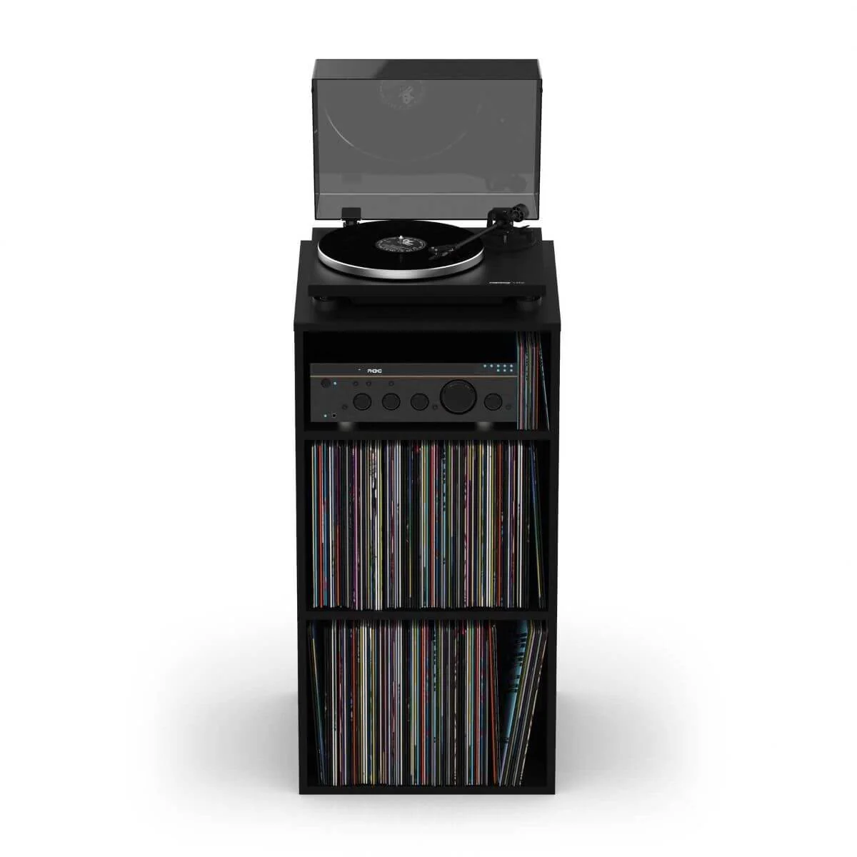 Glorious MODULAR MIX RACK Mobile professionale per Giradischi e Vinile, Nero - Image 6